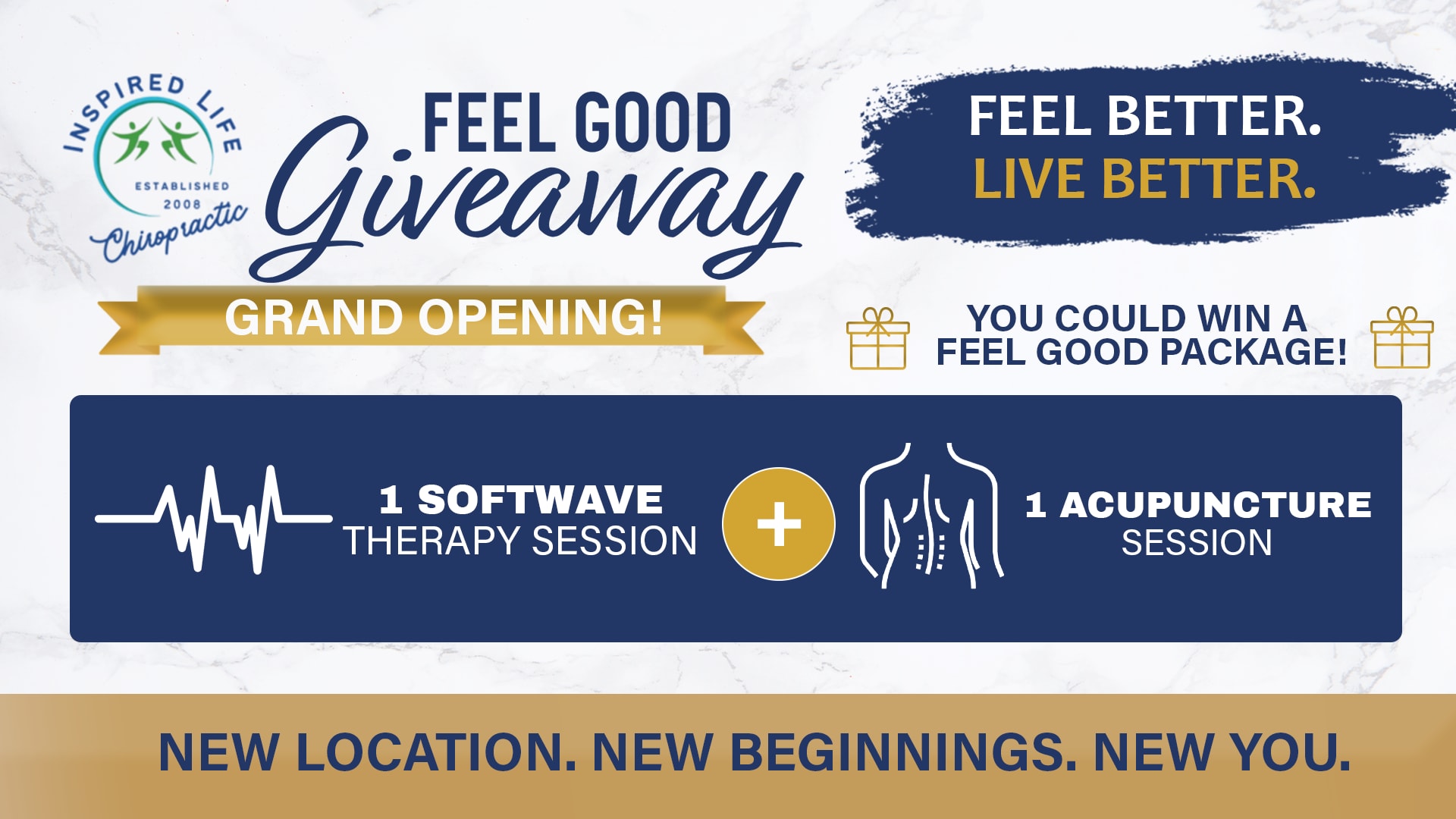Inspired Life Chiropractic’s Feel Good Giveaway