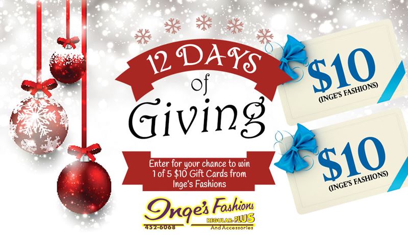 12 Days of Giving Inges 2017