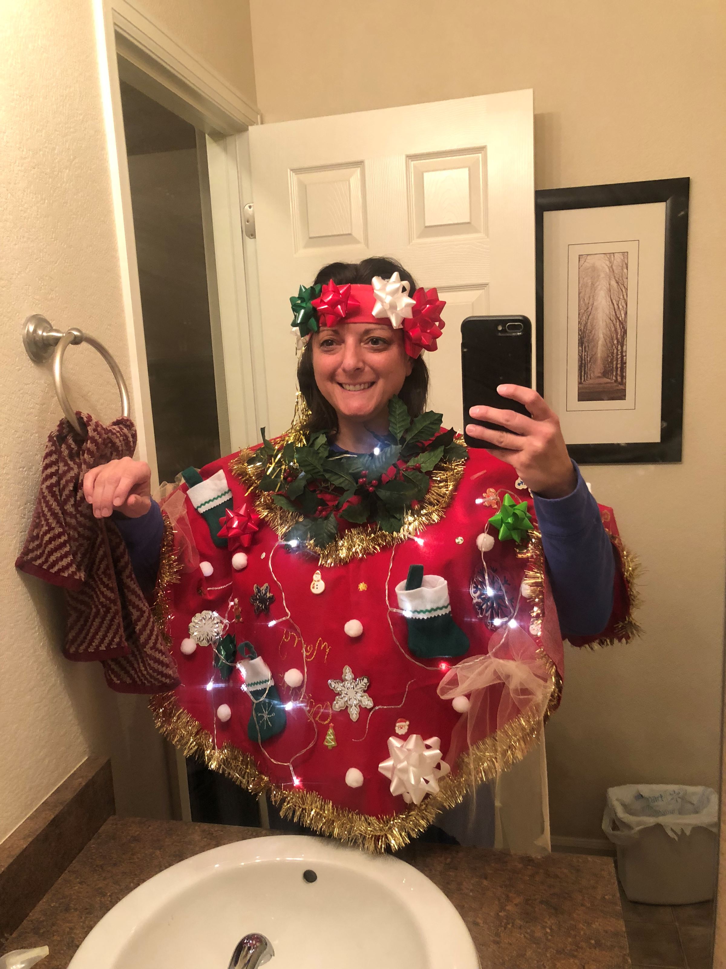 ugly christmas sweater tree skirt