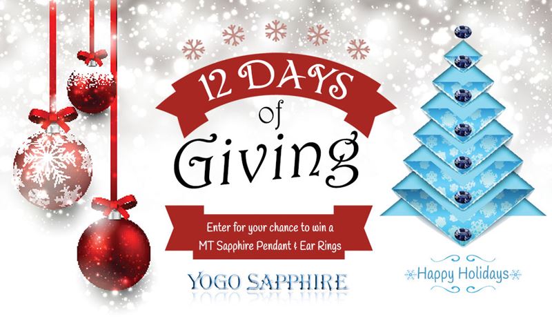 12 Days of Giving - Yogo Sapphire